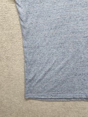 American Eagle Outfitters Men T Shirt M Blue Heather Classic Fit Short Sleeve