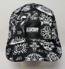 Urban Planet Streetwear Hat Adjustable Black/White Tattoo Style