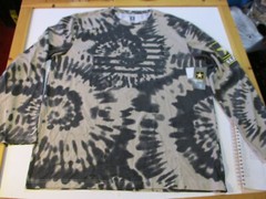 U.S ARMY USA FLAG LONG SLEEVE TIE DYED T-SHIRT 2XL NEW NWT UNITED STATES