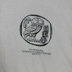 Vintage Eta Sigma Phi Graphic T Shirt Men’s XL 90s Fraternity Graphic Honors