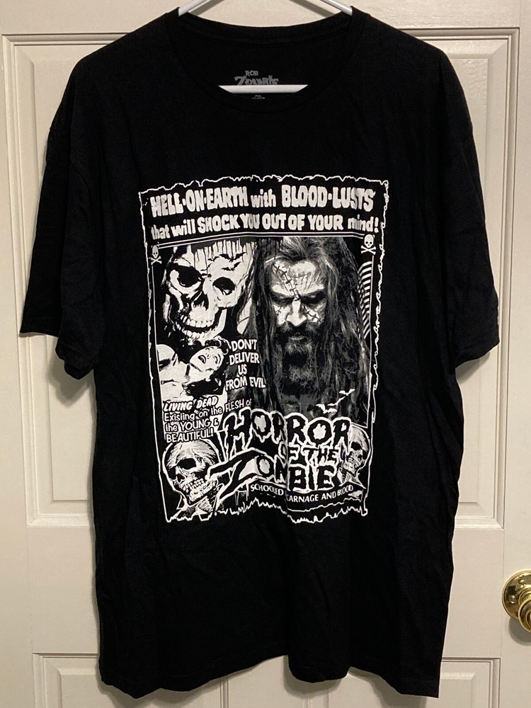 Rob Zombie 2024 Tour T-Shirt New Size XL/X-Large
