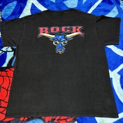 Vintage 2000 WWF The Rock The Great One Brahma Bull Wrestling T-Shirt Size L