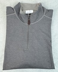 JOHNSTON & MURPHY XC4 Reversible 1/4 Zip Extreme Comfort Brown Tan Men’s XXL