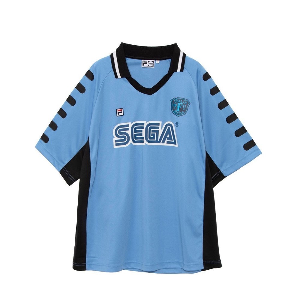 FILA x SEGA Short-Sleeve T-Shirt / Moisture-wicking, Quick-drying, UV Protection