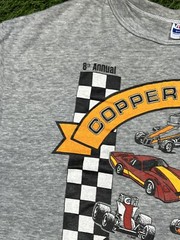 Skoal Bandit Copper World Classic NASCAR 1985 T-Shirt Men’s XL Gray USA Vintage