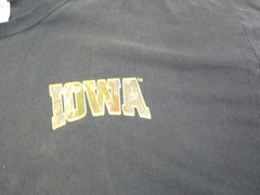Vintage Iowa Sportsman Shirt 2XL XXL Black Deer Hunting Graphic Outdoors Classic
