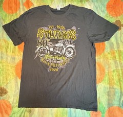 80th Sturges Black Hills Rally 2020 T Shirt Black Gildan Graphic Size Medium Uni