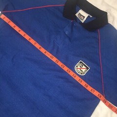1980’s VTG ABC Wide World of Sports Blue Collared Shirt Vintage Size Medium M