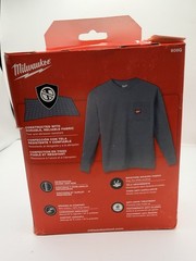 Milwaukee Men’s X-Large Gray GRIDIRON Cotton/Polyester Long-Sleeve T-Shirt