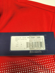 New PRADA 36th America’s Cup Crew Neck S/S MAUKU T-Shirt Men’s SMALL S Red Poly