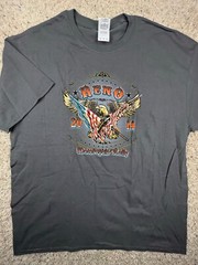 Reno Nevada Bike Show Rally T Shirt 2014 Motorcycle Biker Tee Mens XL