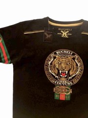 Men’s Bucheli T Shirt,Italian Style,Cotton,Slim Fit,Stretch M…..A4.M