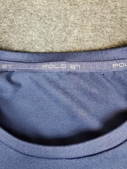 Polo Ralph Lauren Mens Polo 67 Blue Performance T-Shirt Medium Stretch