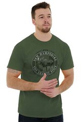 Vintage New Hampshire Granite State NH Moose Womens or Mens Crewneck T Shirt Tee
