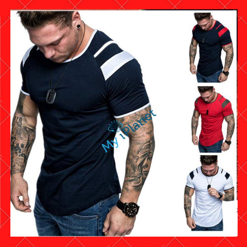 Camiseta De Manga Corta De Algodón Para Hombres Moda Casual Verano Elegante Lujo