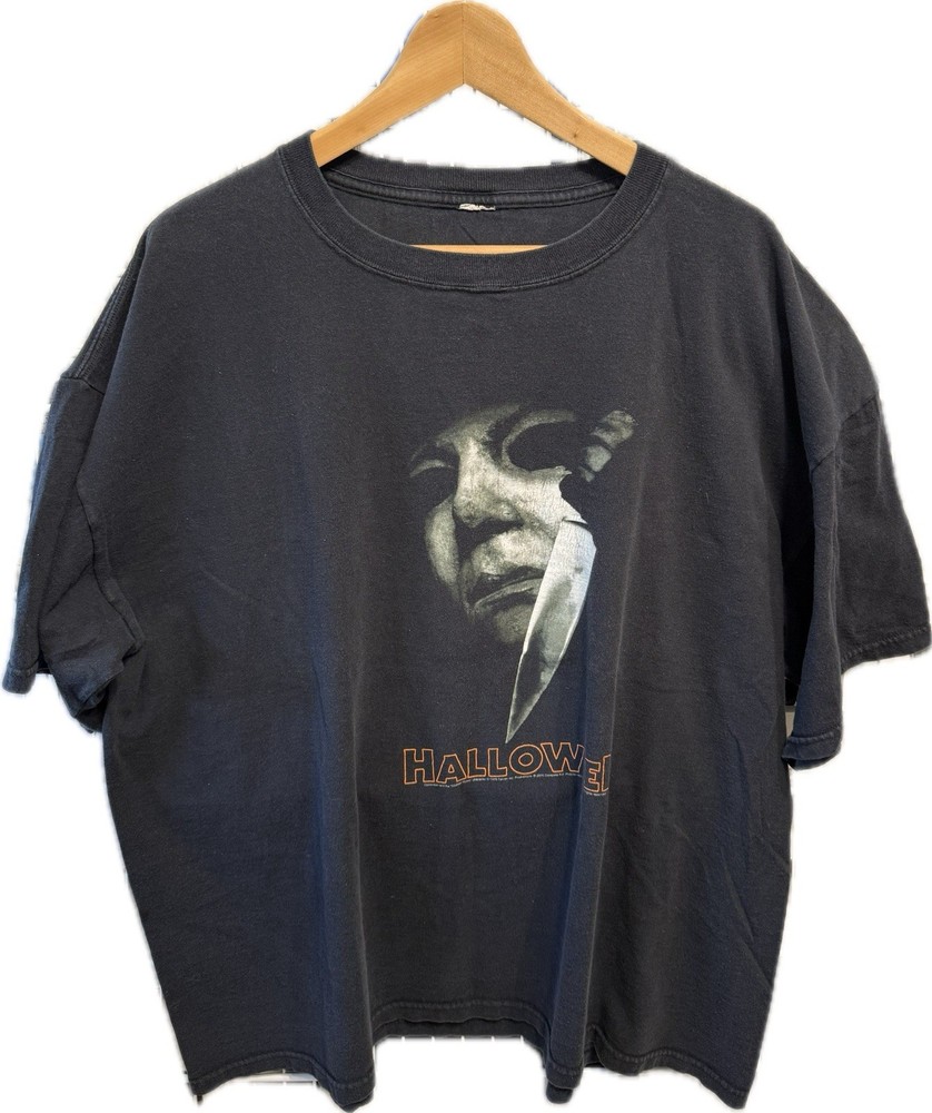 Vintage 2005 Halloween Michael Myers Shirt Size 2XL Horror Movie Tee Y2K