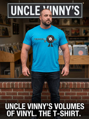 T-Shirt: Keep the Vinyl Alive Ocean Blue T-shirts: Big Boy sizes Large – 6x