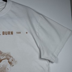 Zach Bryan ‘The Burn Burn Burn Tour 2023’ Concert Double Sided Print T-Shirt L