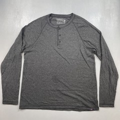 Faherty Shirt Mens Large Cloud Cotton Henley Long Sleeve Pima Modal Basic Tee T