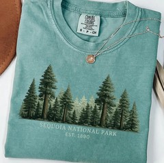 Sequoia National Park Comfort Tee Shirt Nature Outdoors Hiking Camping Gift