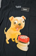 Taxes Goon Pug Weiner Dog Just A GIRL Novelty T-Shirt Lot 4pc Medium (V)