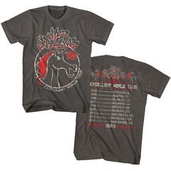 Bill & Ted Wyld Stallyns Most Excellent World Tour 1989 Men’s T Shirt Rock Merch