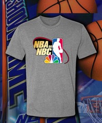 NBA On NBC Basketball Retro T Shirt Fast Ship!