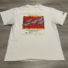 1993 Walk On The Wild Side Portland Oregon Zoo T-Shirt 90s Medium Zebras