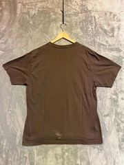 Dime Classic Streetwear T-Shirt Embroidered Logo Extra Large Brown Relaxed Fit