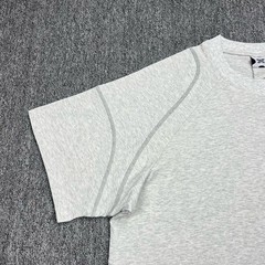 Mertra Raglan Sleeve Oversized T-Shirt with Seam Line Embroidered Logo