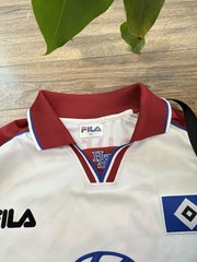 Hamburg 1999 2000 Home Soccer Jersey Football T-Shirt Fila Vintage Size XL-XXL