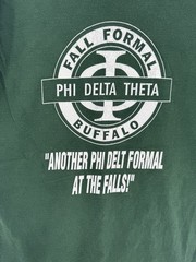 Vtg 1993 Formal Festival Phi Delta Theta Single Stitch Shirt Size XL