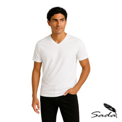 Sada T-Shirts 6 Pack Plain V Neck T Shirts for Men Sizes S-6XL