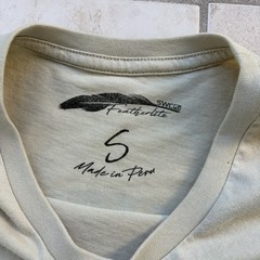 Skinny Water Culture T Shirt Mens Small Pale Yellow Graphic Featherlite Cotton