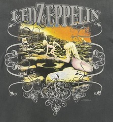Led Zeppelin House of The Holy Rock Band Shirt Large 22” X 28” 2008 Gray Y2K