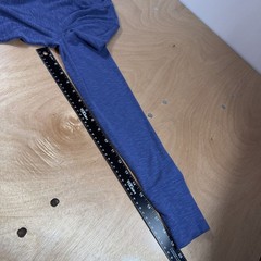 Gap Rib Henley Long SleeveMen Medium Tall Size Blue Color Quarter Button Down