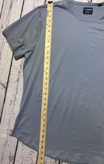 CUTS Clothing Men’s T-Shirt Curve Hem XXL Solid Casual Athleisure Minimalist