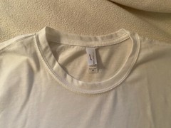 Next Level Apparel Men’s T-Shirt Crew White Short Sleeves Cotton Blend Med NWOT