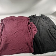 Lot of 10 Crew Neck Pull Over Long Sleeve T-shirts Mens Size M/L/XL