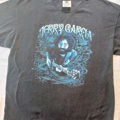 Winterland Jerry Garcia Grateful Dead Black W Blue Graphic Tee Crew Neck XL