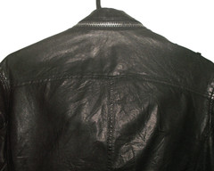 Men’s All Saints POSTNOON LEATHER SHIRT jacket overshirt L (ref81) £129.99!!!!!