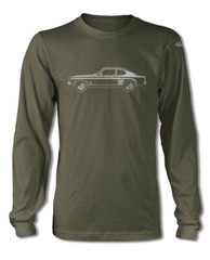 Ford Capri MK I Coupe T-Shirt – Long Sleeves – Side View