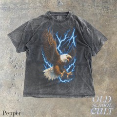 Bald Eagle Vintage Style Graphic Comfort Tee Patriotic Bird Gift
