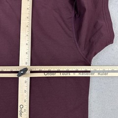 BYLT Basic Crew Split Hem Lux Shirt Men Medium Red Stretch Tee T-Shirt M