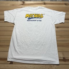 Vintage 80s Houston Matthias Restaurant Pub 150 Imported Beers Shirt Size XL