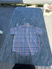 Vintage 1990s Yuppie Checkered Unisex Shirt, Multicolor Cotton, Size N/A