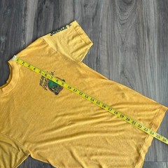 Vintage Paper Thin Burnout T-Shirt Men’s Size XS 1980s Yellow Myrtle Beach S/XS