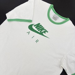 Nike Air Ringer T-Shirt XL White Green Logo Vintage Style Athleisure Iconic