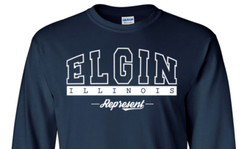 Elgin Illinois T-Shirt Long Sleeve Graphic tee
