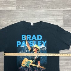 Brad Paisley Tour 2021 Concert T-Shirt Mens XL Black Fruit of the Loom Cotton